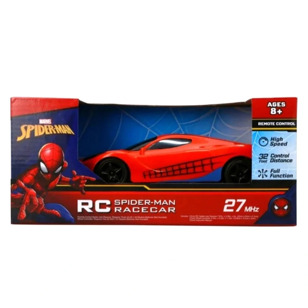 Spider-Man remote control race car boys kids red RC 27 toys children gift access